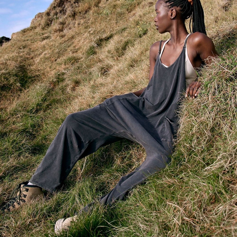 Free People Hotshot onesie - Washed Black